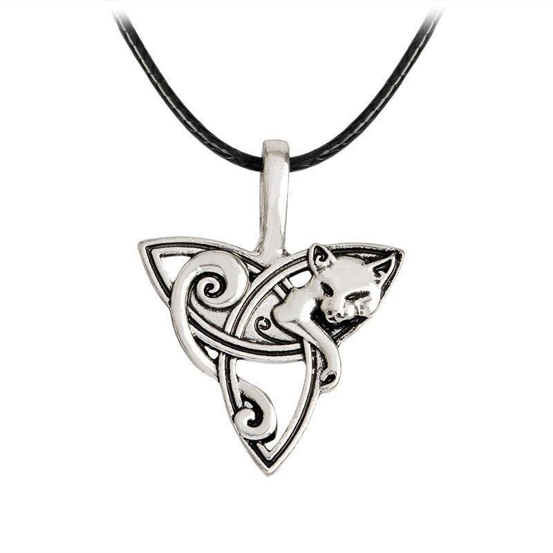 Collier Renard Pierre Naturelle Ajustable – Œil De Tigre, Obsidienne Ou Agate
