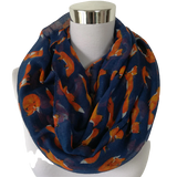 Écharpe Renard <br> Bleu
