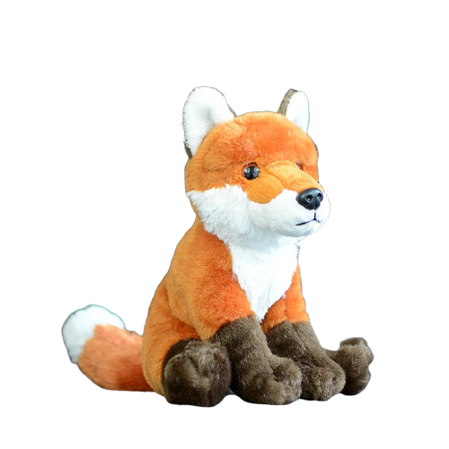 Peluche top renard roux