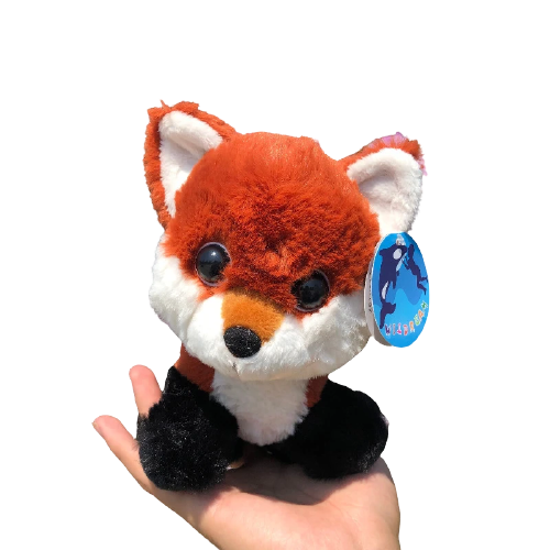 Renard Peluche Gros Yeux Brillant Peluche Renard Roux Ty