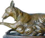 statuette-renard-bronze